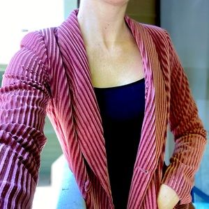 ❤️ NastyGal maroon corduroy Longline blazer